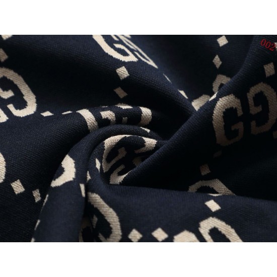 GUCCI グッチ 1980年代レトロ ダブルG 総柄 モノグラム フルジップ スタンドカラー スウェットジャケット ブラック 男女兼用