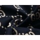 GUCCI グッチ 1980年代レトロ ダブルG 総柄 モノグラム フルジップ スタンドカラー スウェットジャケット ブラック 男女兼用