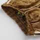 GUCCI × adidas グッチ アディダス コラボ ダブルG トレフォイル 三つ葉ロゴ 総柄 トラックパンツ ジョガーパンツ キャメル 男女兼用