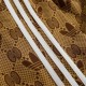 GUCCI × adidas グッチ アディダス コラボ ダブルG トレフォイル 三つ葉ロゴ 総柄 トラックパンツ ジョガーパンツ キャメル 男女兼用