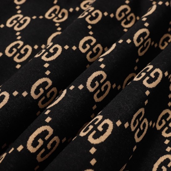GUCCI グッチ ダブルG 総柄 赤緑ウェビングライン スタンドカラー トラックジャケット ジャージ ブルゾン ブラック×マルチカラー 男女兼用