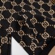 GUCCI グッチ ダブルG 総柄 赤緑ウェビングライン スタンドカラー トラックジャケット ジャージ ブルゾン ブラック×マルチカラー 男女兼用