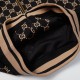 GUCCI グッチ ダブルG 総柄 赤緑ウェビングライン スタンドカラー トラックジャケット ジャージ ブルゾン ブラック×マルチカラー 男女兼用
