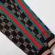 GUCCI グッチ ダブルG 総柄 赤緑ウェビングライン ジョガーパンツ トラックパンツ ブラック×マルチカラー 男女兼用