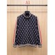LOUIS VUITTON ルイヴィトン モノグラム 総柄 提花ジャカード ニットセーター トラックジャケット ブルゾン スタンドカラー 男女兼用