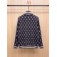 LOUIS VUITTON ルイヴィトン モノグラム 総柄 提花ジャカード ニットセーター トラックジャケット ブルゾン スタンドカラー 男女兼用