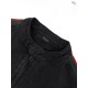 GUCCI グッチ ウォッシュド デニムジャケット ジップアップ ブルゾン スタンドカラー 赤緑ウェビングライン ブラック メンズ