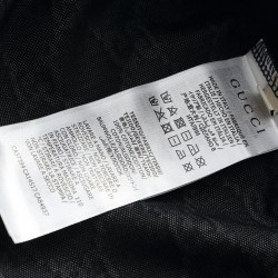 GUCCI グッチ 80s レトロ ダブルG総柄 シェリーライン スタンドカラー トラックジャケット ジップアップ ブルゾン ブラック 男女兼用