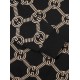 GUCCI グッチ モヘア ウール混紡 モノグラム GG総柄 Vネック カーディガン ニットセーター ブラック×ベージュ 男女兼用