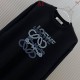 LOEWE ロエベ アナグラム ロゴプリント ロングTシャツ スウェット 長袖 クルーネック 2色展開 男女兼用