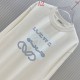 LOEWE ロエベ アナグラム ロゴプリント ロングTシャツ スウェット 長袖 クルーネック 2色展開 男女兼用