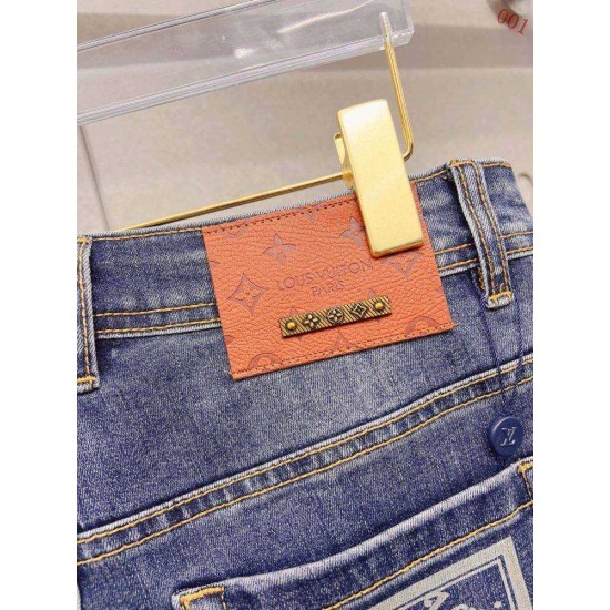 LOUIS VUITTON ルイヴィトン 岡山デニム 13oz ウォッシュド ストレート デニムパンツ ジーンズ メンズ
