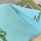 ルイ・ヴィトン タイラー コラボ フォックス・テリア インターシャ ニット半袖Tシャツ 水色 メンズ レディース