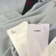 ルイ・ヴィトン 2026SS Marque L.Vuitton ロゴ提花 ニット半袖Tシャツ 黒 白 メンズ レディース