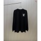 ルイ・ヴィトン ドリップペイント ロゴ ロングスリーブTシャツ ロンT 黒 白 メンズ レディース