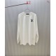 ルイ・ヴィトン ピンクモノグラム ロゴ ロングスリーブTシャツ ロンT 米白 黒 メンズ レディース