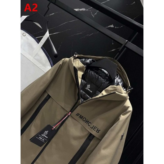 モンクレール グルノーブル メンズ GORE-TEX 防水透湿 フード付き スキー ダウンジャケット マウンテンパーカー