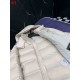 モンクレール メンズ/レディース マットナイロン 袖ポケット 同色ロゴ フード脱着 ショート ダウンジャケット 男女兼用
