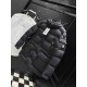 モンクレール メンズ/レディース マットナイロン フード付き 中長丈 ダウンコート ダウンジャケット ブラック 男女兼用
