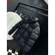 ルイ・ヴィトン メンズ/レディース モノグラム/ダミエ 切替 フード付き パファー ショート ダウンジャケット 男女兼用