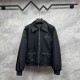 プラダ トライアングルロゴ 襟付き パデッドジャケット 黒 M L XL XXL メンズ レディース