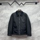プラダ トライアングルロゴ 襟付き パデッドジャケット 黒 M L XL 2XL 3XL メンズ レディース