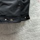 プラダ トライアングルロゴ 襟付き パデッドジャケット 黒 M L XL 2XL 3XL メンズ レディース