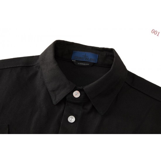 ストーンアイランド ツイルデニム ワークジャケット シャツジャケット 黒 S M L XL メンズ レディース