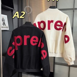 シュプリーム 2026秋季新作 デニムスタジャン バックロゴ 刺繍 ベースボールジャケット ブルゾン A1/A2 メンズ レディース