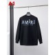 AMIRI アミリ 2026FW ランウェイ走秀款 モノグラム刺繍 クルーネック スウェットシャツ トレーナー 2色展開 男女兼用