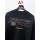 BALENCIAGA バレンシアガ 2026FW ランウェイ走秀款 BBロゴ ウェーブ刺繍 クルーネック スウェットシャツ 2色展開 男女兼用