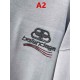 BALENCIAGA バレンシアガ 2026FW ランウェイ走秀款 BBロゴ ウェーブ刺繍 クルーネック スウェットシャツ 2色展開 男女兼用