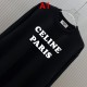 CELINE セリーヌ PARIS ロゴプリント クルーネック ロングTシャツ スウェット 2色展開 男女兼用