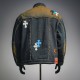 CHROME HEARTS クロムハーツ 都市限定 リメイク デニムジャケット Gジャン レザーパッチ 925シルバー 501ベース