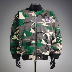 CHROME HEARTS クロムハーツ 迷彩 城市限定 SEX RECORDS リメイク ボンバージャケット MA-1 925シルバー 男女兼用