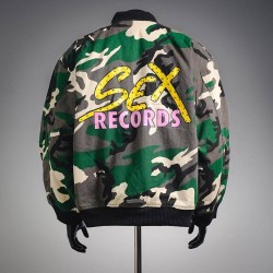 CHROME HEARTS クロムハーツ 迷彩 城市限定 SEX RECORDS リメイク ボンバージャケット MA-1 925シルバー 男女兼用