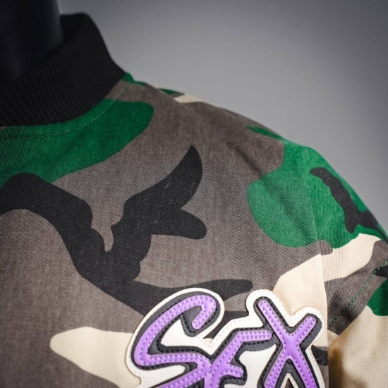 CHROME HEARTS クロムハーツ 迷彩 城市限定 SEX RECORDS リメイク ボンバージャケット MA-1 925シルバー 男女兼用