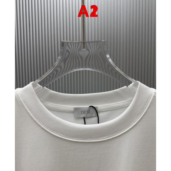 DIOR ディオール 1947 ロゴプリント 雕刻アート クルーネック ロングTシャツ スウェット 2色展開 男女兼用