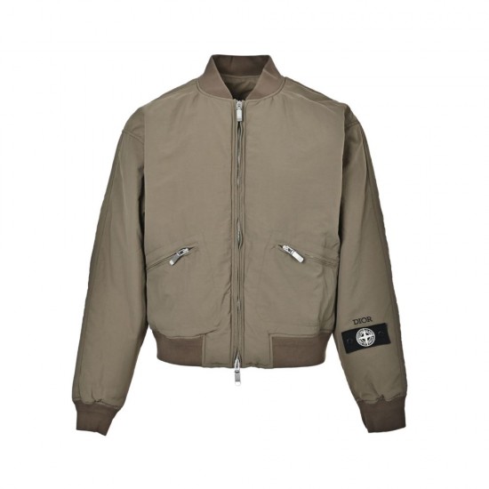DIOR × STONE ISLAND ディオール ストーンアイランド コラボ ボンバージャケット 飛行員棉服 2026FW メンズ