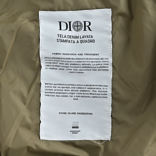DIOR × STONE ISLAND ディオール ストーンアイランド コラボ ボンバージャケット 飛行員棉服 2026FW メンズ