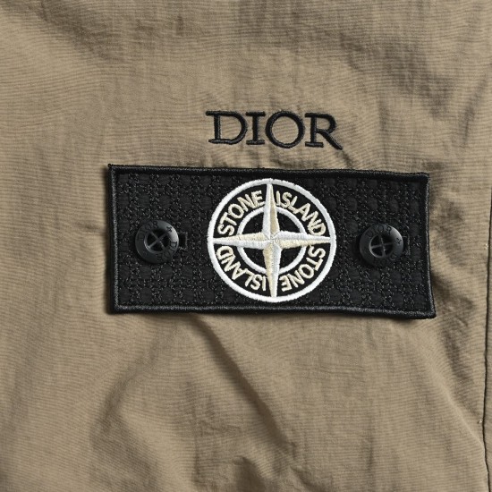 DIOR × STONE ISLAND ディオール ストーンアイランド コラボ ボンバージャケット 飛行員棉服 2026FW メンズ
