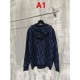 DIOR ディオール 26SS Oblique オブリーク 総柄ジャカード ニットジップアップパーカー フーディー 2色展開 男女兼用