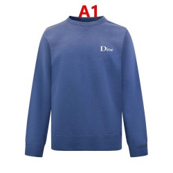 DIOR ディオール BB4041-A75 ヴィンテージ加工 フェード感 刺しゅうロゴ クルーネック スウェットシャツ 2色展開 メンズ