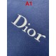 DIOR ディオール BB4041-A75 ヴィンテージ加工 フェード感 刺しゅうロゴ クルーネック スウェットシャツ 2色展開 メンズ