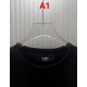 FENDI フェンディ ズッカ柄 ベア グラフィックロゴプリント クルーネック ロングTシャツ スウェット 2色展開 男女兼用
