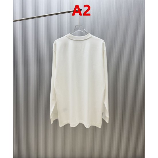 FENDI フェンディ ズッカ柄 ベア グラフィックロゴプリント クルーネック ロングTシャツ スウェット 2色展開 男女兼用