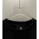GIVENCHY ジバンシィ シグネチャー ロゴプリント クルーネック ロングTシャツ スウェット ブラック 男女兼用