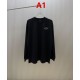 GIVENCHY ジバンシィ Avenue George V パリ本店アドレス ロゴプリント クルーネック ロングTシャツ スウェット 2色展開 男女兼用