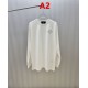GIVENCHY ジバンシィ Avenue George V パリ本店アドレス ロゴプリント クルーネック ロングTシャツ スウェット 2色展開 男女兼用