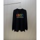 GUCCI グッチ レインボーロゴ ワールドシティプリント クルーネック ロングTシャツ スウェット 2色展開 男女兼用